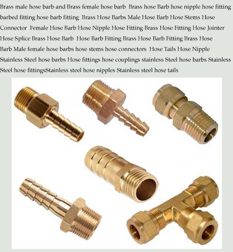 brass hose barbs