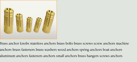Brass sleeve anchors