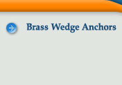 Brass Wedge Anchors  wall anchors concrete